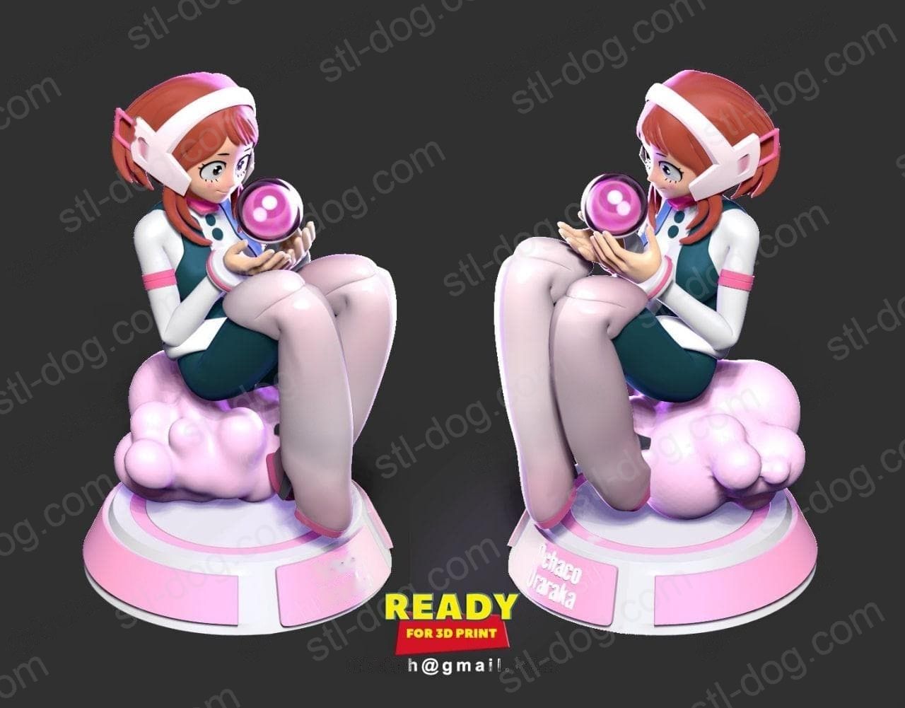 我的英雄学院 丽日御茶子(Ochako Uraraka) 3D打印图纸